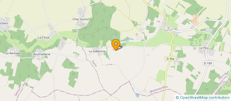 localisation de l'entreprise SAS POILS ET CARESSES  SURIN