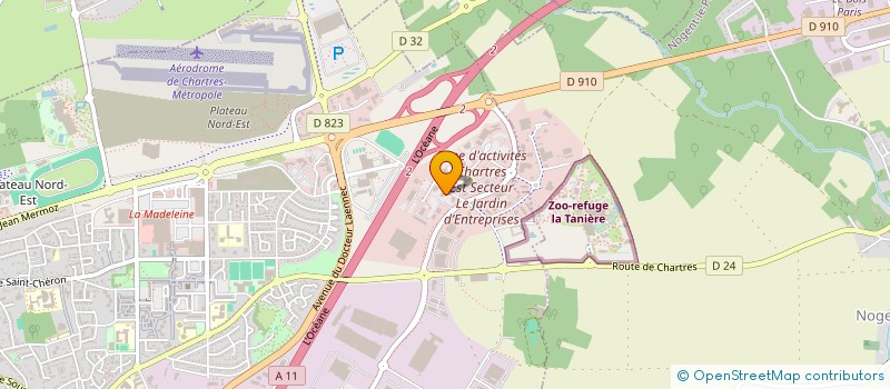 localisation de l'entreprise SAS POINCARE à CHARTRES