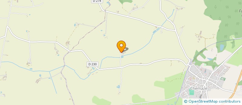 localisation de l'entreprise SAS POIRIER AVENIR  CHEMAZE