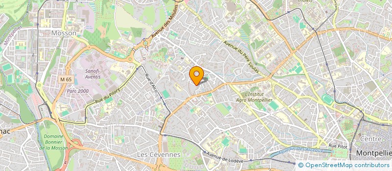 localisation de l'entreprise SAS POISSONNERIE LAS à MONTPELLIER