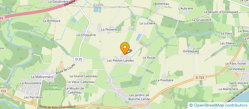 localisation de l'entreprise SAS POLARIS INVESTISSEMENT  OUDON