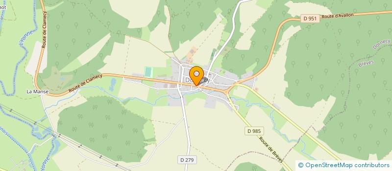 localisation de l'entreprise SAS POLAT FORESTIER à DORNECY