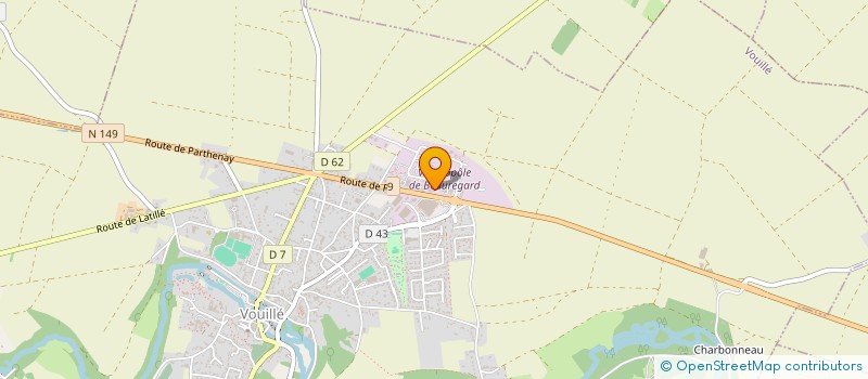 localisation de l'entreprise SAS POLE GESTION MULTI SERVICES  VOUILLE