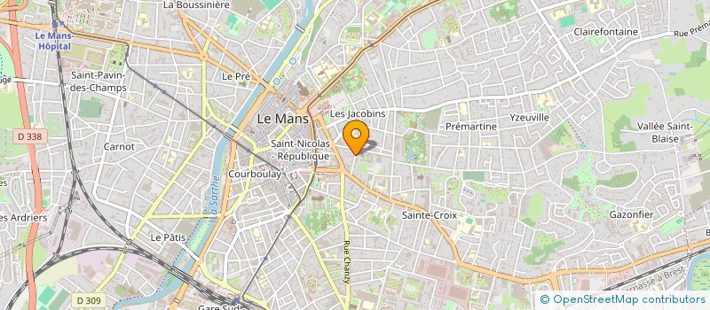 localisation de l'entreprise SAS POLIBIO à LE MANS