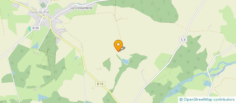 localisation de l'entreprise SAS POLLET  IVOY-LE-PRE