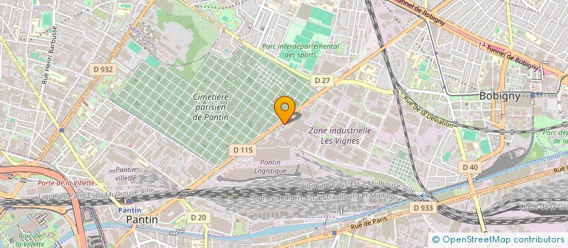 localisation de l'entreprise SAS POLVA à BOBIGNY