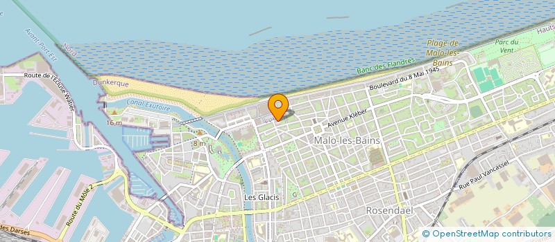 localisation de l'entreprise SAS POLYGONE à DUNKERQUE