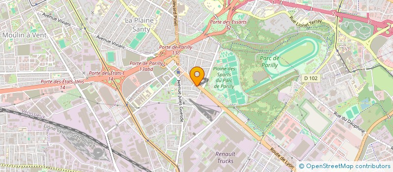 localisation de l'entreprise SAS POLYMISSIONS à VENISSIEUX