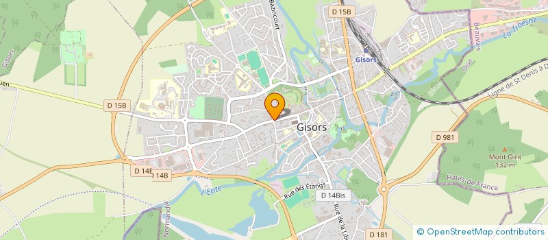 localisation de l'entreprise SAS POMPES FUNEBRES MARBRERIE DU VEXIN à GISORS