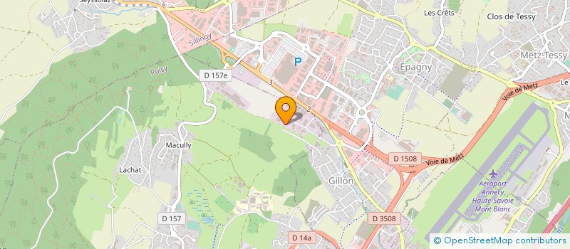 localisation de l'entreprise SAS PONCET à POISY