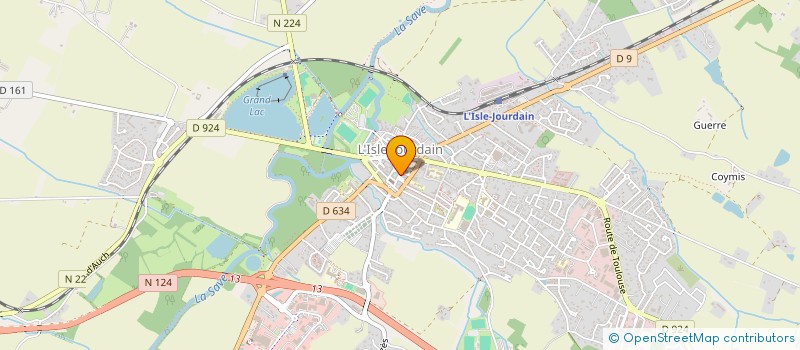 localisation de l'entreprise SAS PONSIN à L'ISLE-JOURDAIN