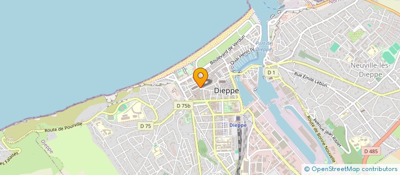 localisation de l'entreprise SAS POOPY à DIEPPE