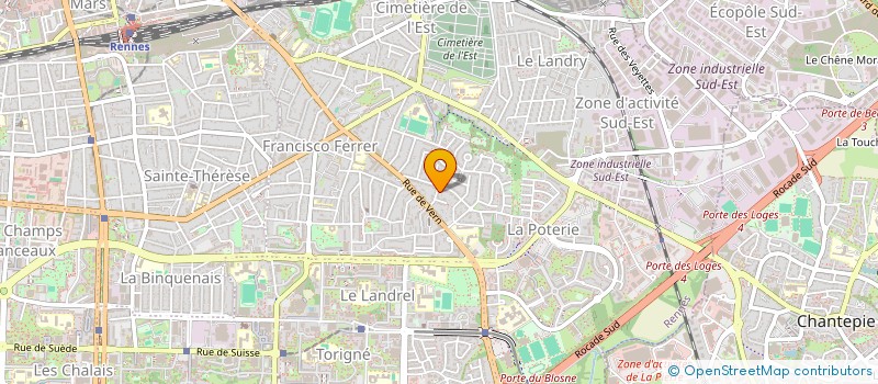localisation de l'entreprise SAS POPPY à RENNES