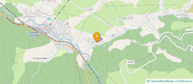 localisation de l'entreprise SAS PORTE D'ESPAGNE à UNAC