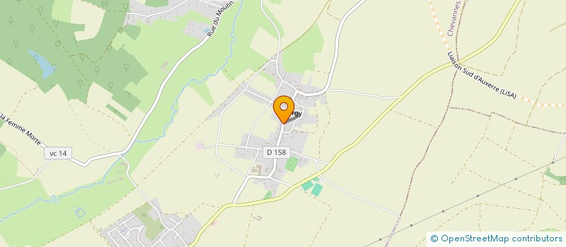 localisation de l'entreprise SAS POT  CHEVANNES