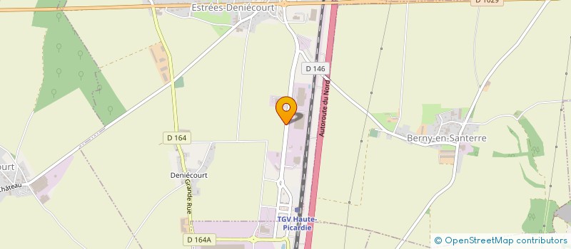 localisation de l'entreprise SAS POTATO MASTERS PICARDIE à ESTREES-DENIECOURT