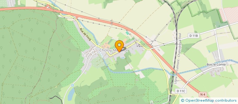 localisation de l'entreprise SAS POTIER REGIS  FOUG