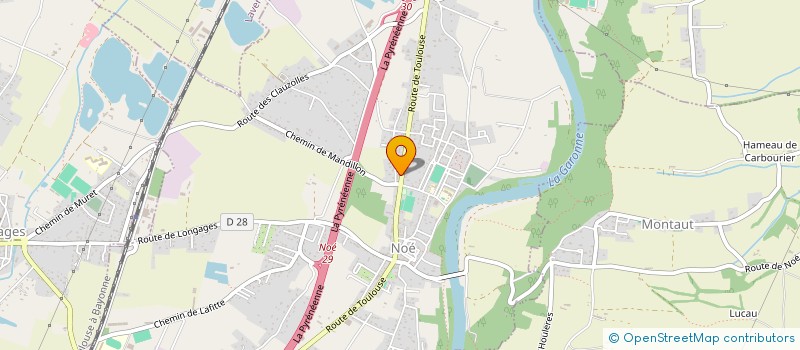 localisation de l'entreprise SAS POTTERS à NOE