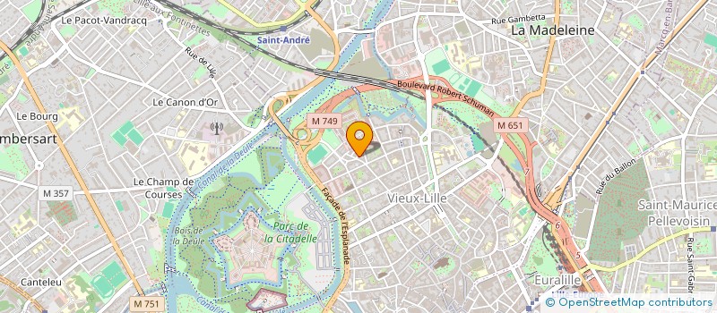 localisation de l'entreprise SAS POUEYMIDANETTE à LILLE