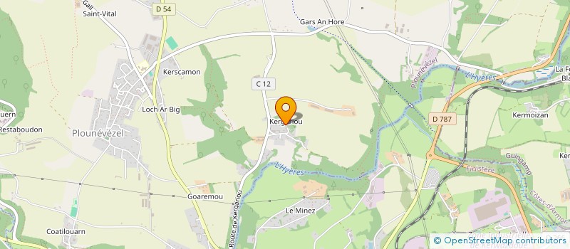 localisation de l'entreprise SAS POULIZAC IMMOBILIER  PLOUNEVEZEL