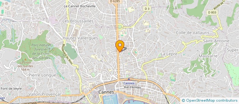 localisation de l'entreprise SAS POUPEE à CANNES