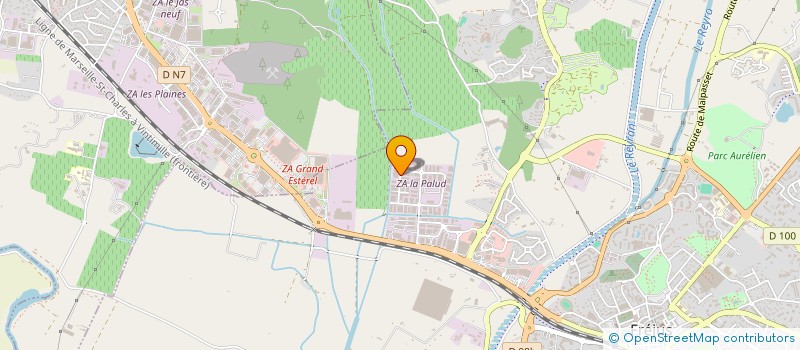 localisation de l'entreprise SAS POZEIDON à FREJUS