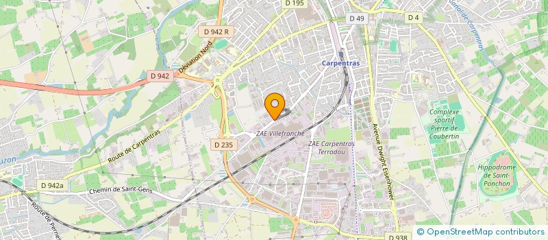 localisation de l'entreprise SAS PRACTI BAT à CARPENTRAS