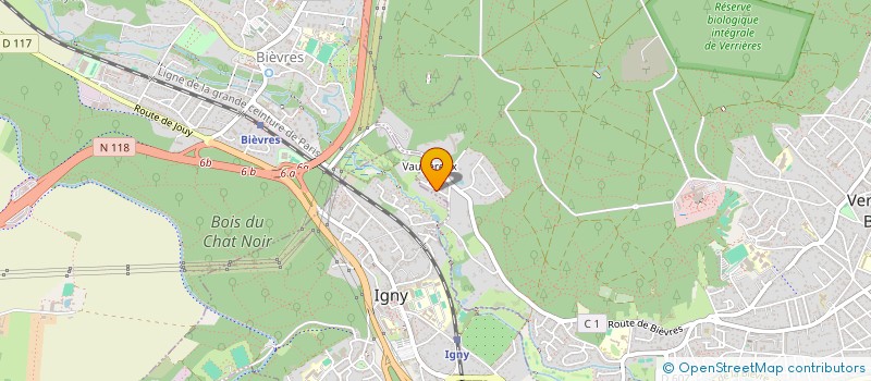 localisation de l'entreprise SAS PRADINES à VERRIERES-LE-BUISSON