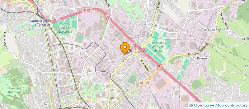localisation de l'entreprise SAS PRECIFIL  SAINT-ETIENNE