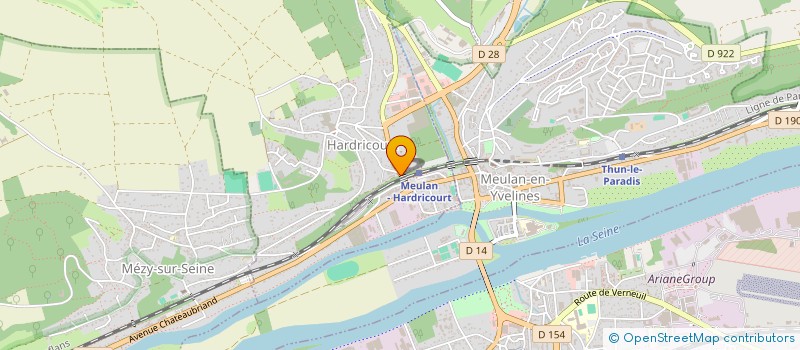 localisation de l'entreprise SAS PREMIUM BATIMENT à HARDRICOURT