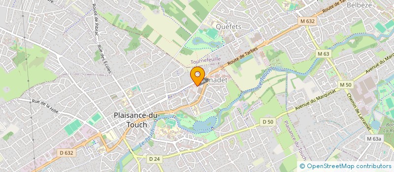 localisation de l'entreprise SAS PRESSING COURALET à PLAISANCE-DU-TOUCH