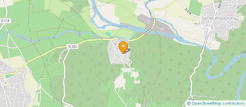 localisation de l'entreprise SAS PRESTABARRIQUES  DIONS