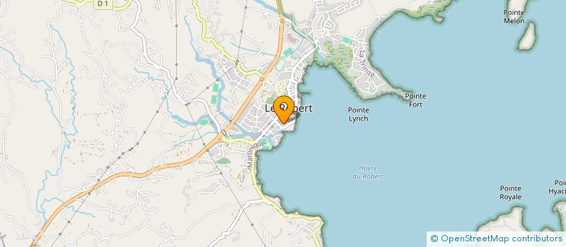 localisation de l'entreprise SAS PRESTIGE ALUMINIUM  LE ROBERT