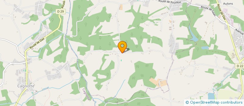 localisation de l'entreprise SAS PREUILH  GAAS