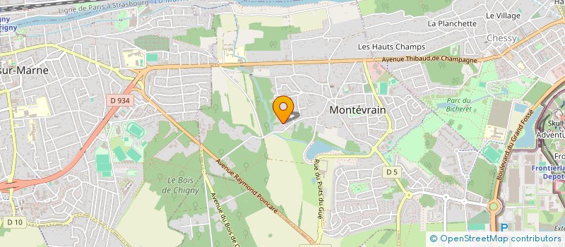 localisation de l'entreprise SAS PRIMAVERA à MONTEVRAIN
