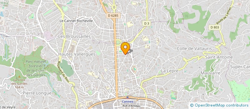 localisation de l'entreprise SAS PRIME AZUR à CANNES