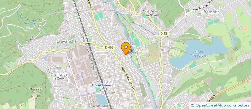 localisation de l'entreprise SAS PRINTNOW à BELFORT