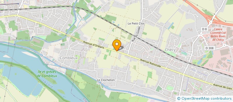 localisation de l'entreprise SAS PRO MENUISERIE  CHECY