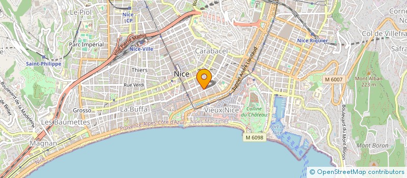 localisation de l'entreprise SAS PROCTOR à NICE
