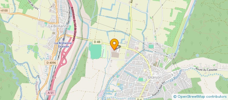 localisation de l'entreprise SAS PRODUCTEURS D'ORAISON  ORAISON