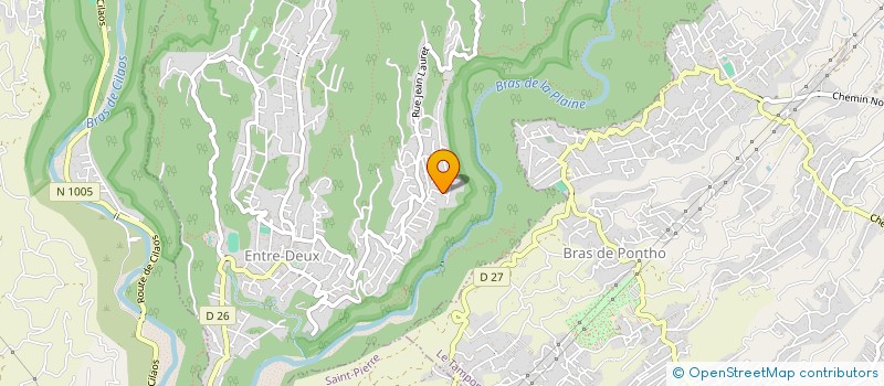 localisation de l'entreprise SAS PROGOM  ENTRE-DEUX