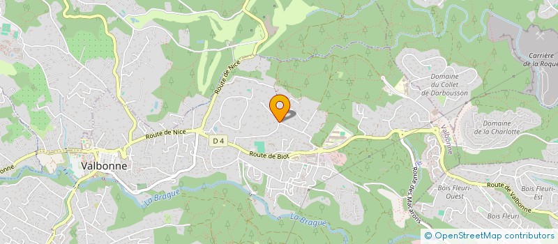 localisation de l'entreprise SAS PROMOLEV à VALBONNE