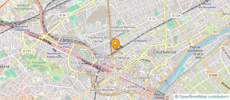 localisation de l'entreprise SAS PROPERTY ALLIANCE à COURBEVOIE