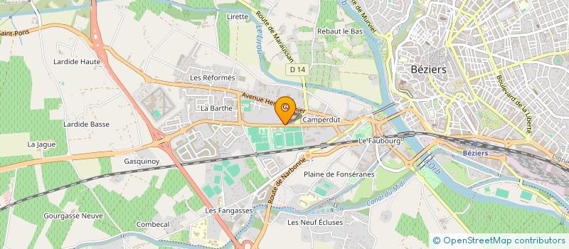localisation de l'entreprise SAS PROPOSES à BEZIERS