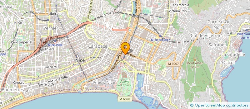 localisation de l'entreprise SAS PROS DU GOUT à NICE