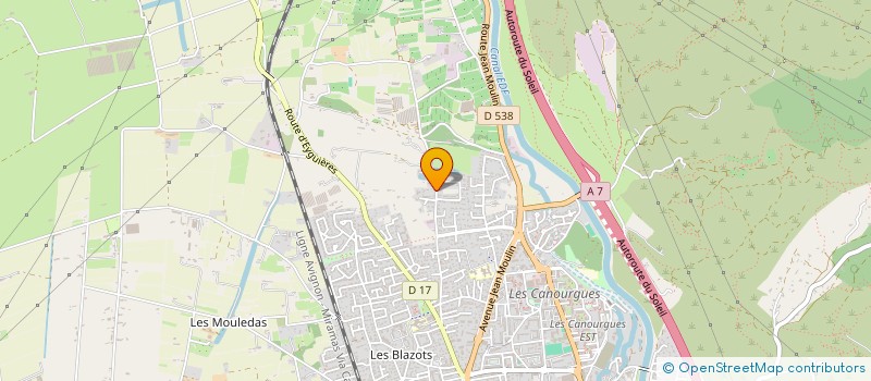 localisation de l'entreprise SAS PROTEXIUM SECURITE  SALON-DE-PROVENCE