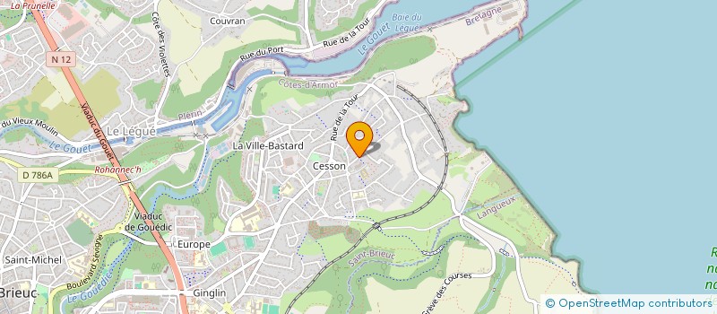 localisation de l'entreprise SAS PROTOTYPE à SAINT-BRIEUC