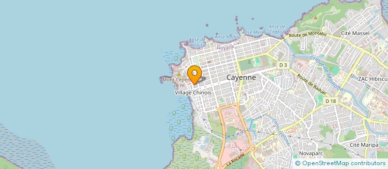 localisation de l'entreprise SAS PROXI ROURA  CAYENNE