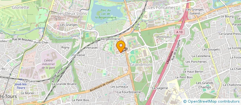 localisation de l'entreprise SAS PSM37  TOURS