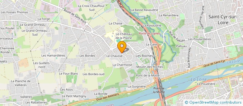 localisation de l'entreprise SAS PSYCHE  FONDETTES